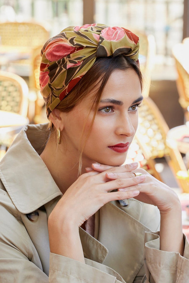 Foulard cheveux femme - PARISIENNE ZAHARA - Indira de paris
