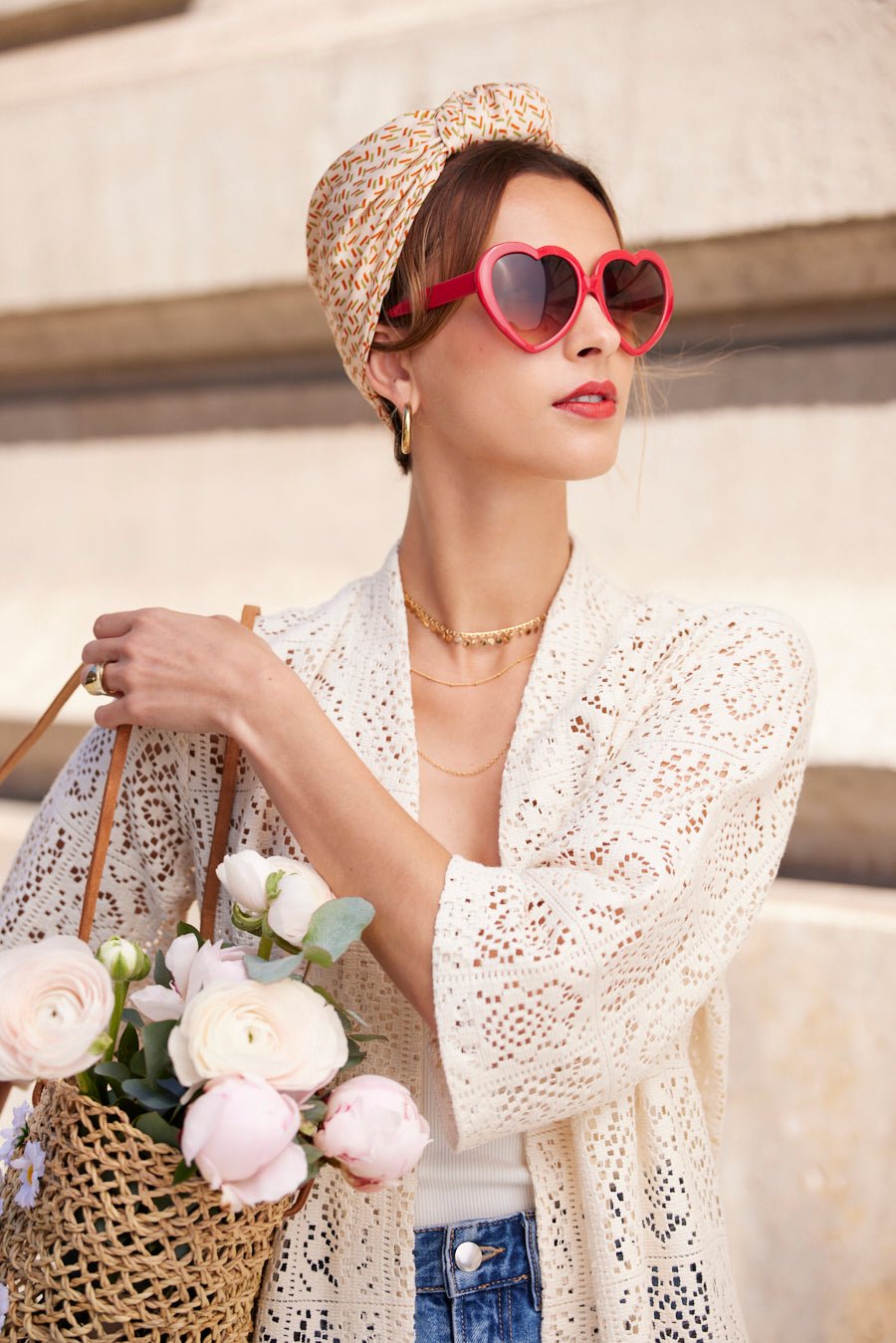 Foulard cheveux femme - PARISIENNE ZOE - Indira de paris