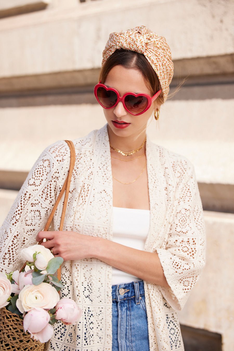 Foulard cheveux femme - PARISIENNE ZOE - Indira de paris