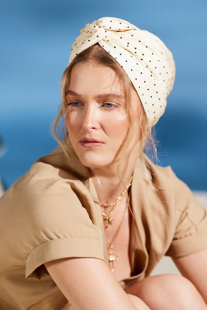Turbans femme modulable-TURBAN CUBAINE MADELEINE- Indira de paris