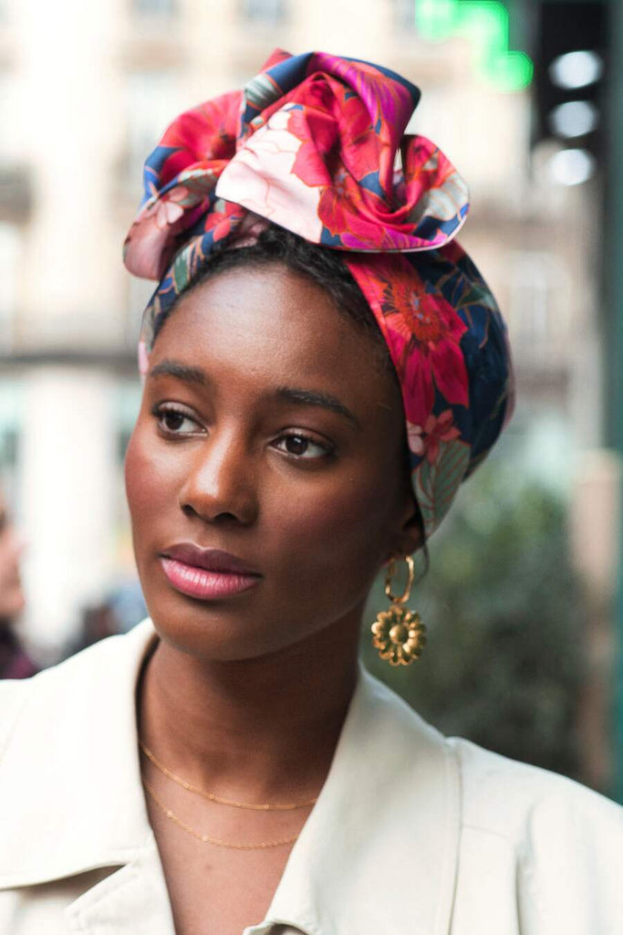 Turbans complets flexibles-AFRICAINE HORTENSIA- Indira de paris
