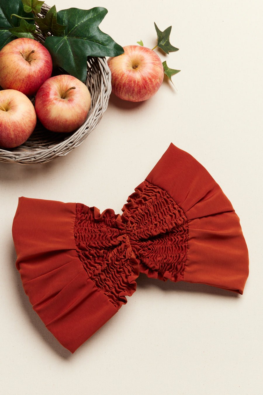 Headbands-BANDEAU - Californienne Orange brûlé- Indira de paris