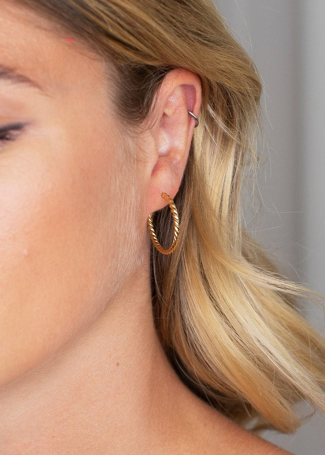 Boucles d'oreilles - Créoles Juliette - Indira de paris