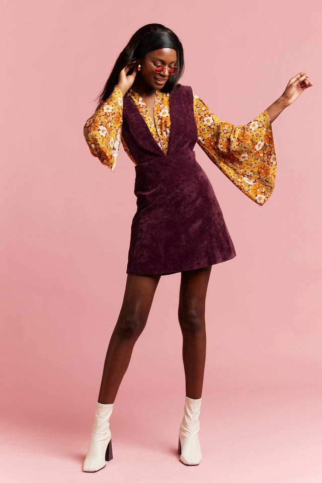 Robes-SALOPETTE SYLVIE PRUNE- Indira de paris