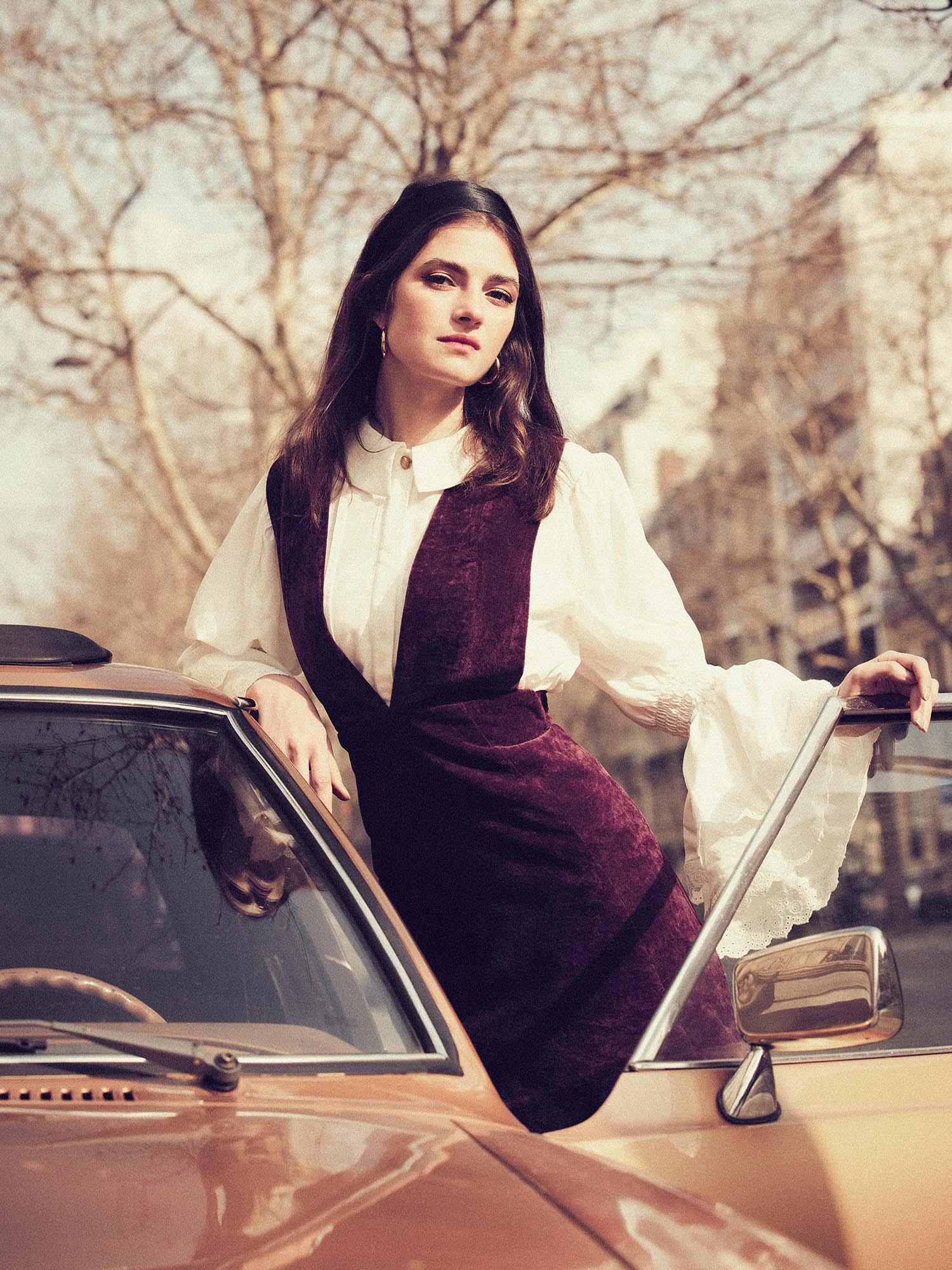Robes-SALOPETTE SYLVIE PRUNE- Indira de paris
