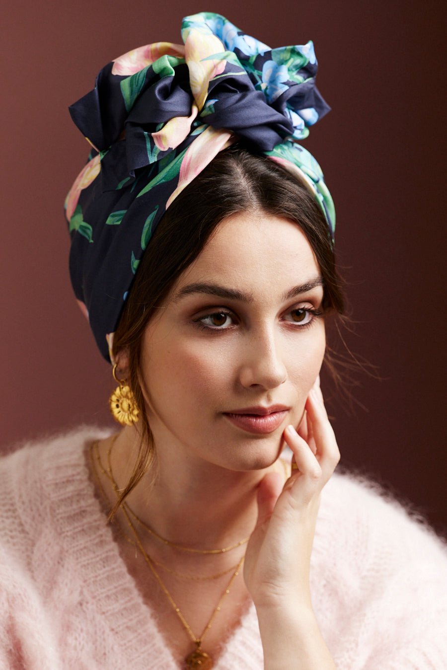 Turbans femme fil métal - AFRICAINE ADELAIDE - Indira de paris