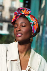 Turbans femme fil métal-AFRICAINE ANAIS- Indira de paris