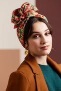 Turbans femme fil métal - AFRICAINE DAHLIA - Indira de paris