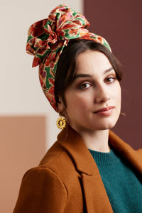 Turbans femme fil métal - AFRICAINE DAHLIA - Indira de paris