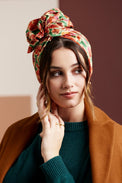 Turbans femme fil métal - AFRICAINE DAHLIA - Indira de paris