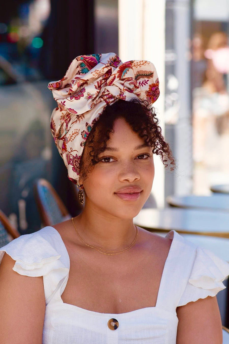 Turbans femme fil métal - AFRICAINE EDWINA - Indira de paris