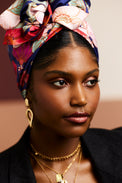 Turbans femme fil métal - AFRICAINE HORTENSIA - Indira de paris