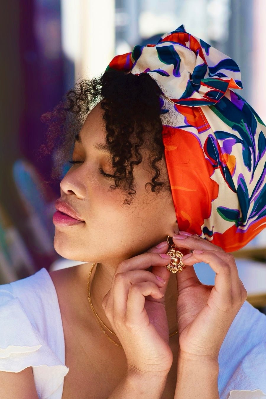 Turbans femme fil métal - AFRICAINE HYACINTHE - Indira de paris