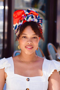 Turbans femme fil métal - AFRICAINE HYACINTHE - Indira de paris