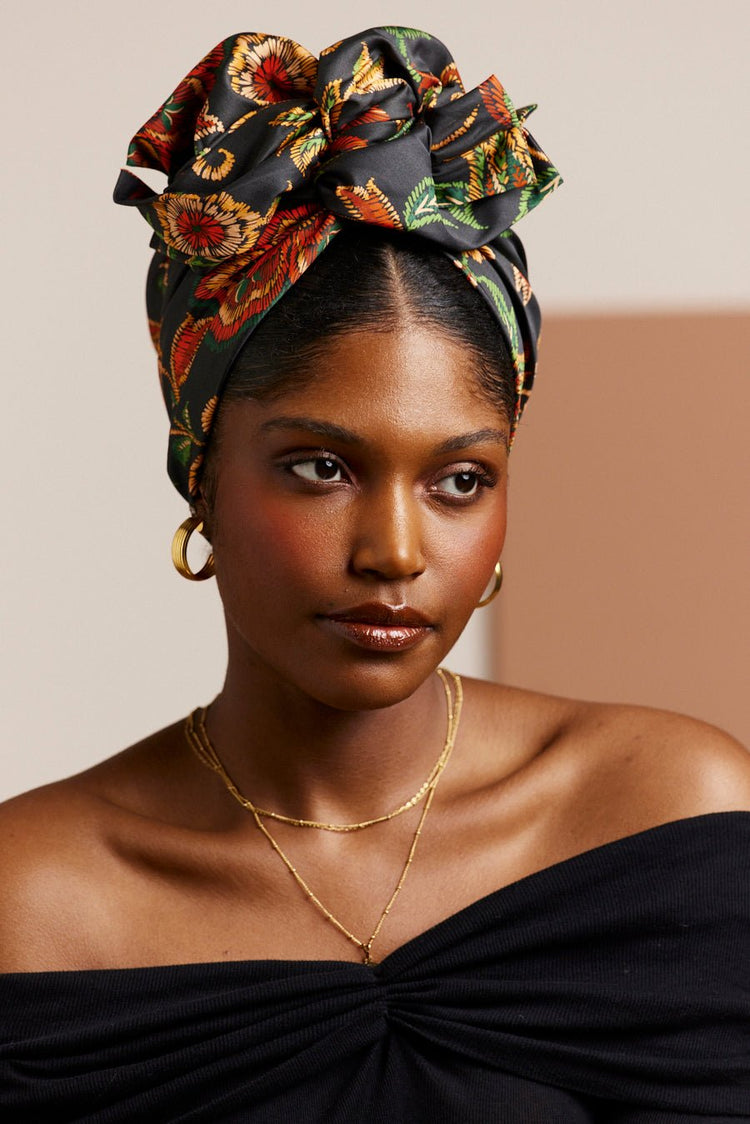 Turbans femme fil métal - AFRICAINE ISADORA - Indira de paris