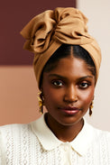 Turbans femme fil métal - AFRICAINE MACADAMIA - Indira de paris