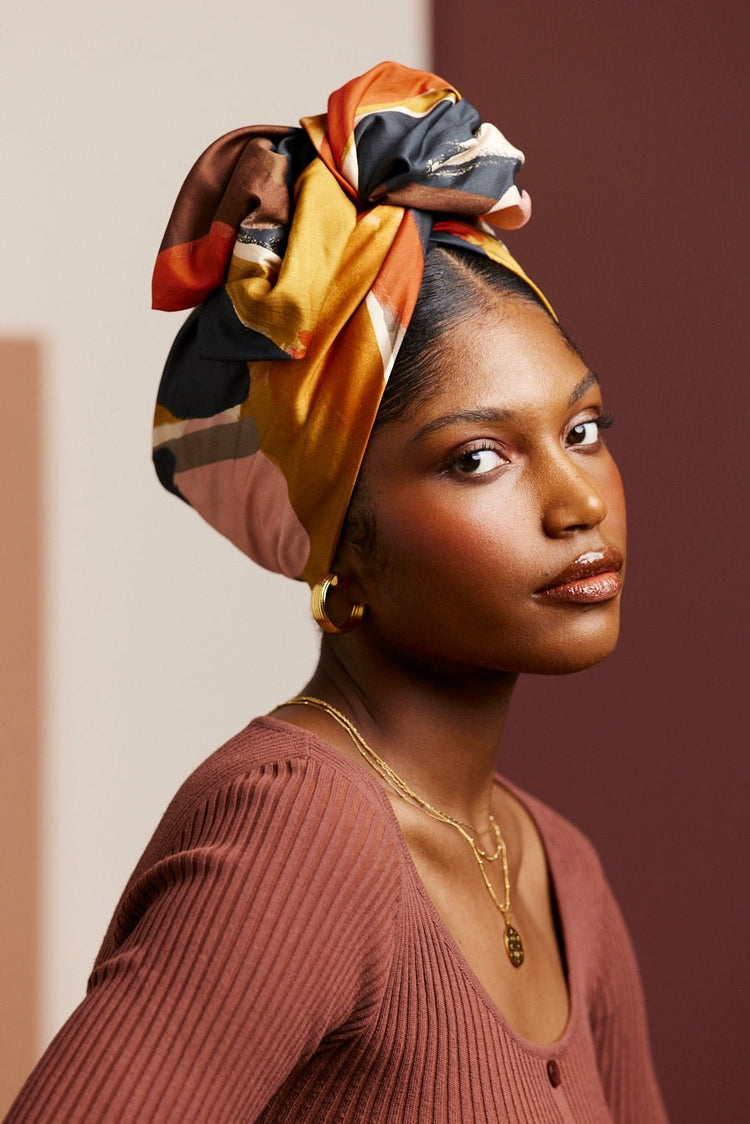Turbans femme fil métal - AFRICAINE MALIA - Indira de paris