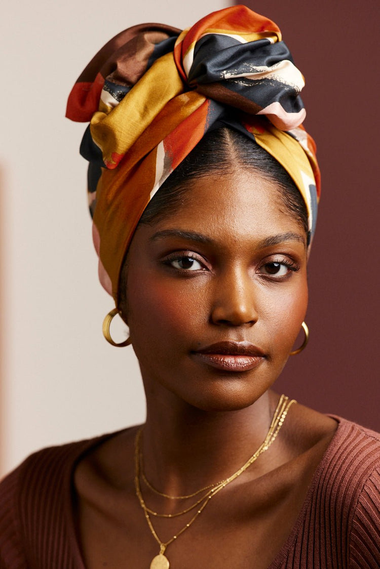 Turbans femme fil métal - AFRICAINE MALIA - Indira de paris