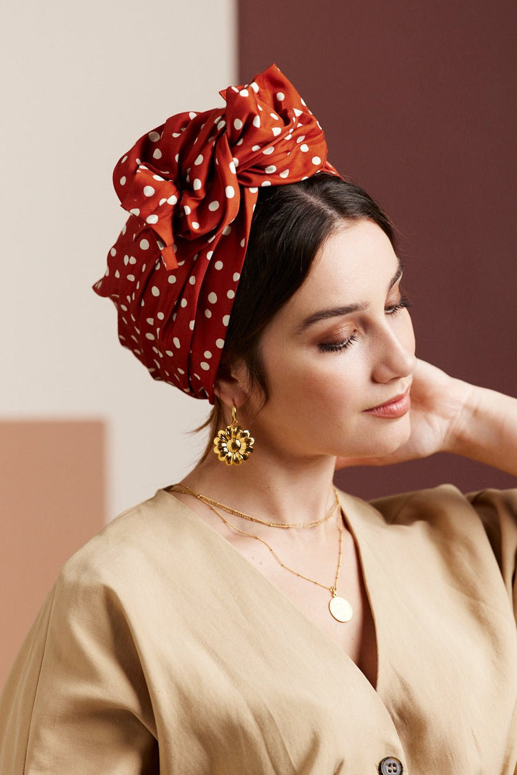 Turbans femme fil métal - AFRICAINE PERLA - Indira de paris