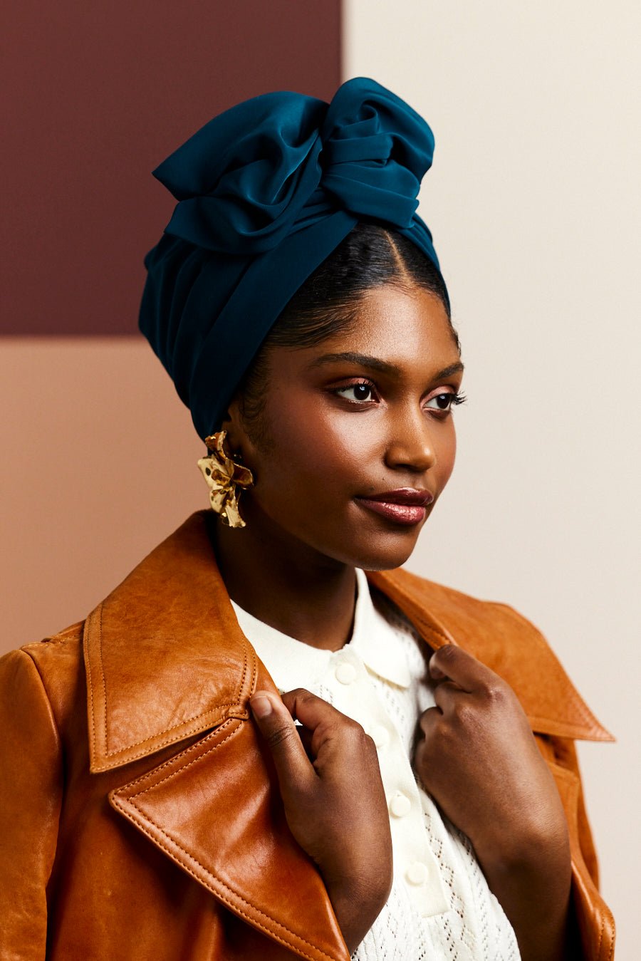 Turbans femme fil métal - AFRICAINE PERSAN - Indira de paris