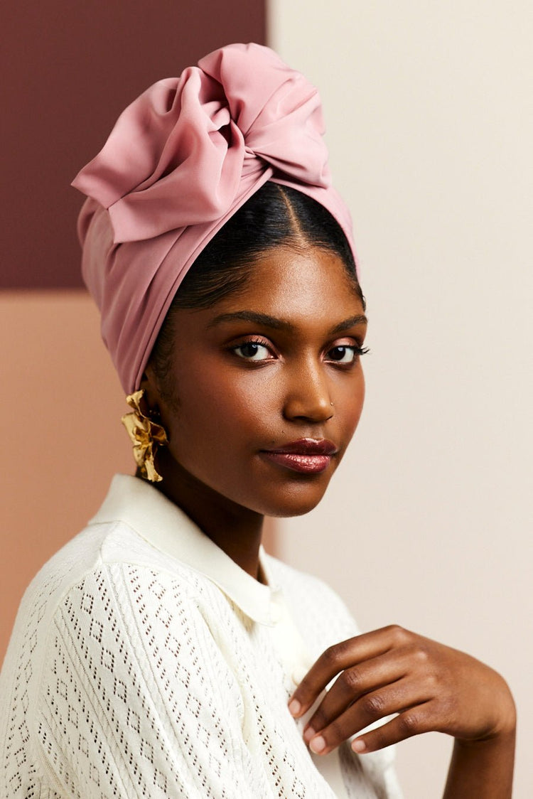 Turbans femme fil métal - AFRICAINE PÉTALE - Indira de paris