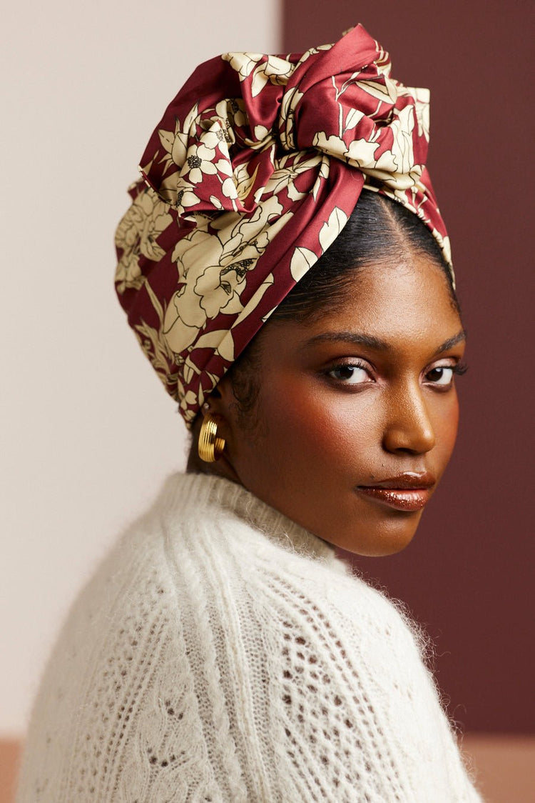 Turbans femme fil métal - AFRICAINE SABRINA - Indira de paris