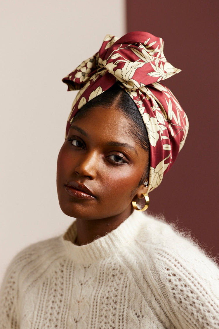 Turbans femme fil métal - AFRICAINE SABRINA - Indira de paris