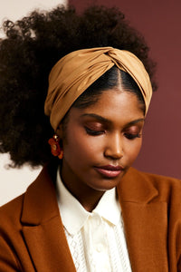 Bandeau cheveux femme - BANDEAU - Californienne MACADAMIA - Indira de paris