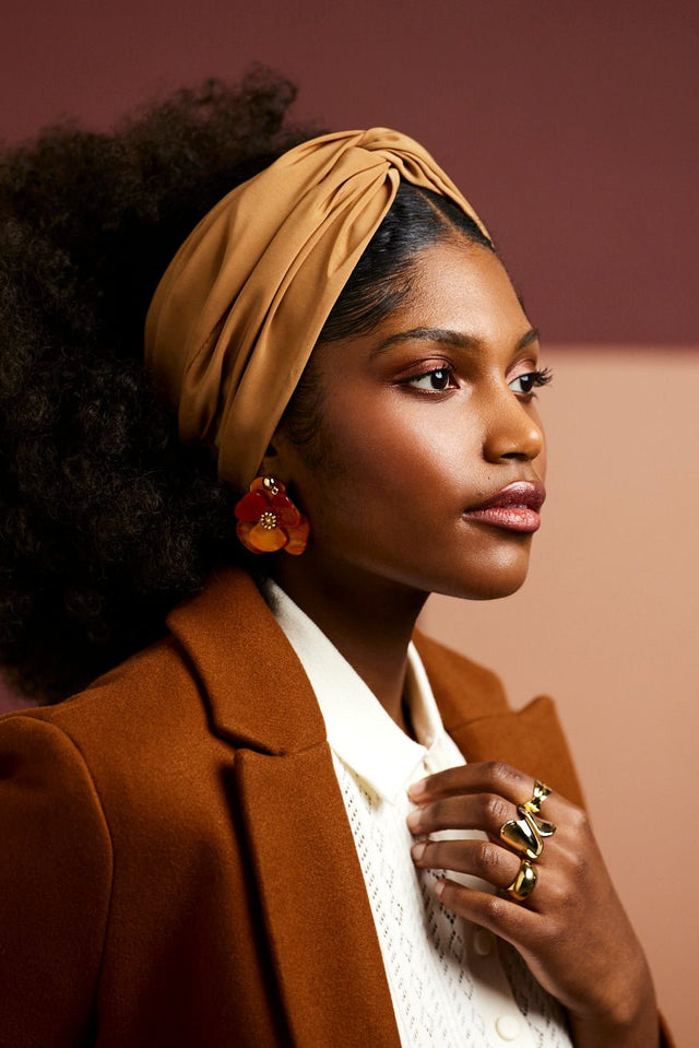 Bandeau cheveux femme - BANDEAU - Californienne MACADAMIA - Indira de paris