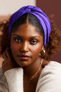 Bandeau cheveux femme - BANDEAU - Californienne - ULTRA VIOLET - Indira de paris