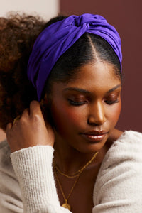 Bandeau cheveux femme - BANDEAU - Californienne - ULTRA VIOLET - Indira de paris