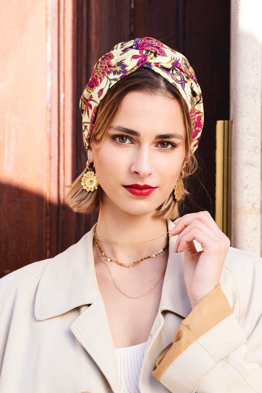 Bandeau cheveux femme - CALIFORNIENNE ANJALI - Indira de paris