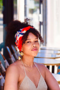 Bandeau cheveux femme - CALIFORNIENNE HYACINTHE - Indira de paris