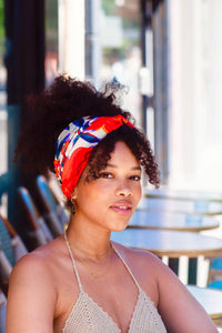 Bandeau cheveux femme - CALIFORNIENNE HYACINTHE - Indira de paris