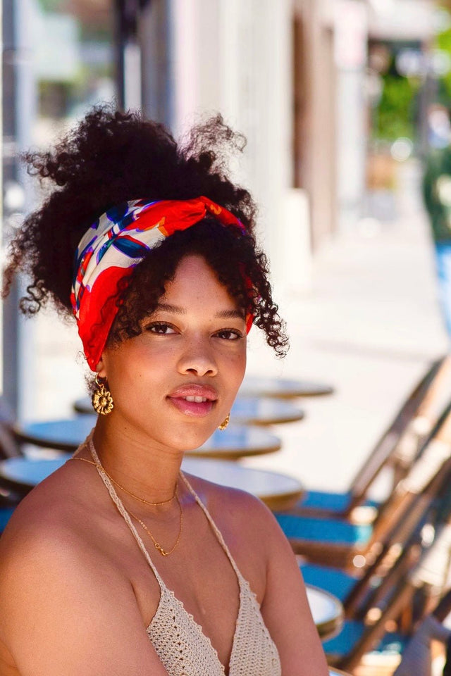 Bandeau cheveux femme - CALIFORNIENNE HYACINTHE - Indira de paris