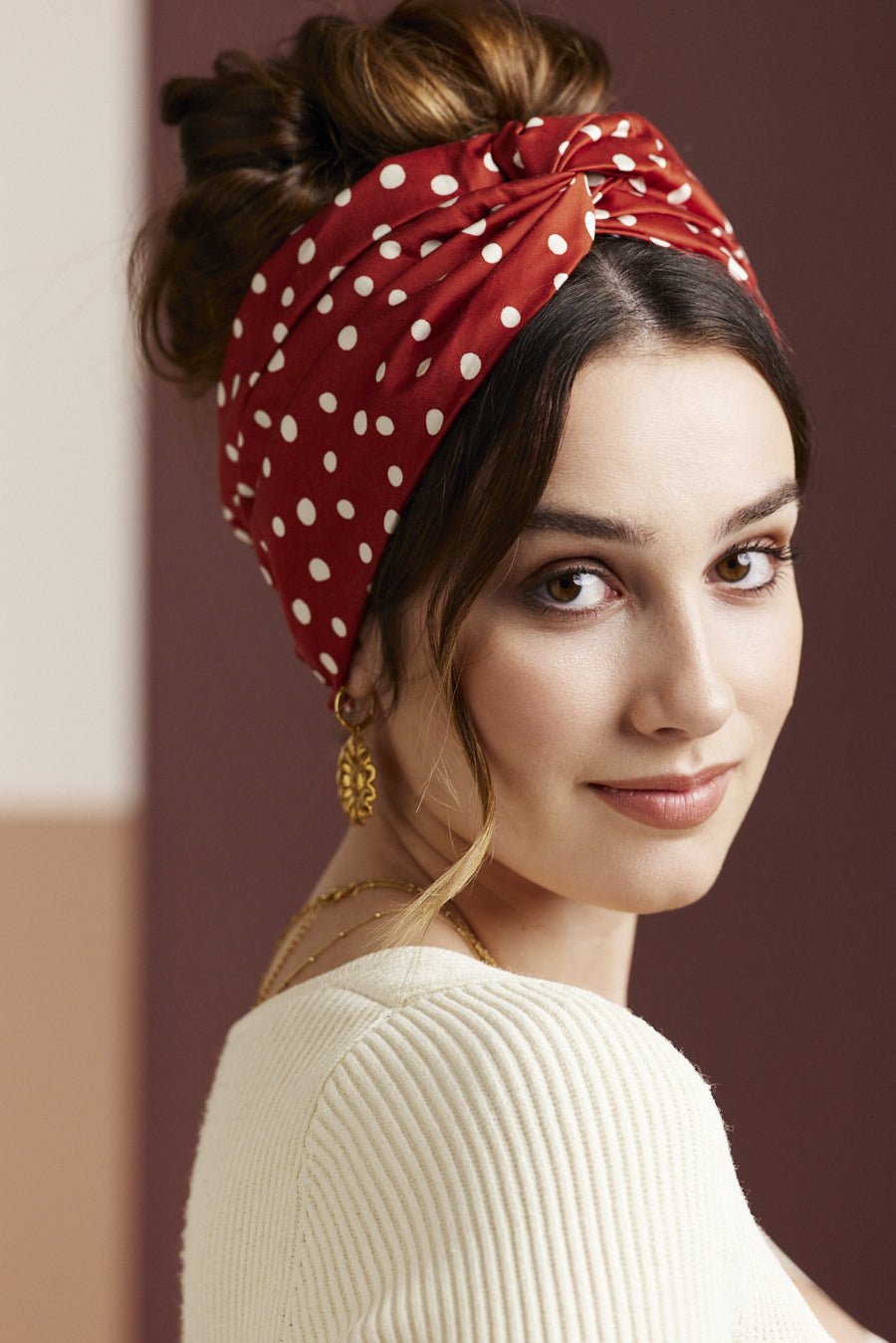 Bandeau cheveux femme - CALIFORNIENNE PERLA - Indira de paris