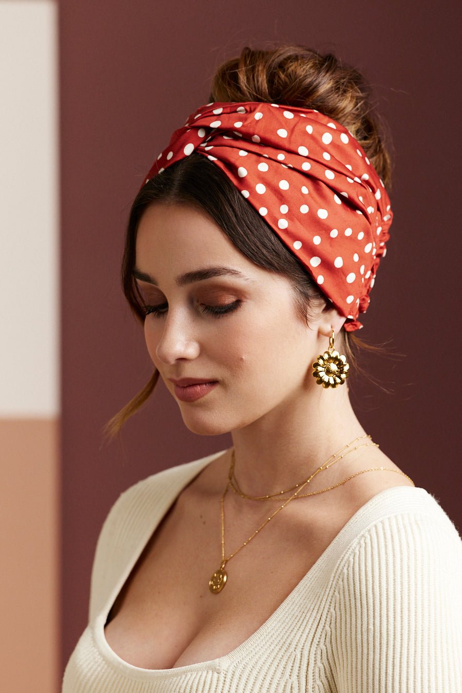 Bandeau cheveux femme - CALIFORNIENNE PERLA - Indira de paris