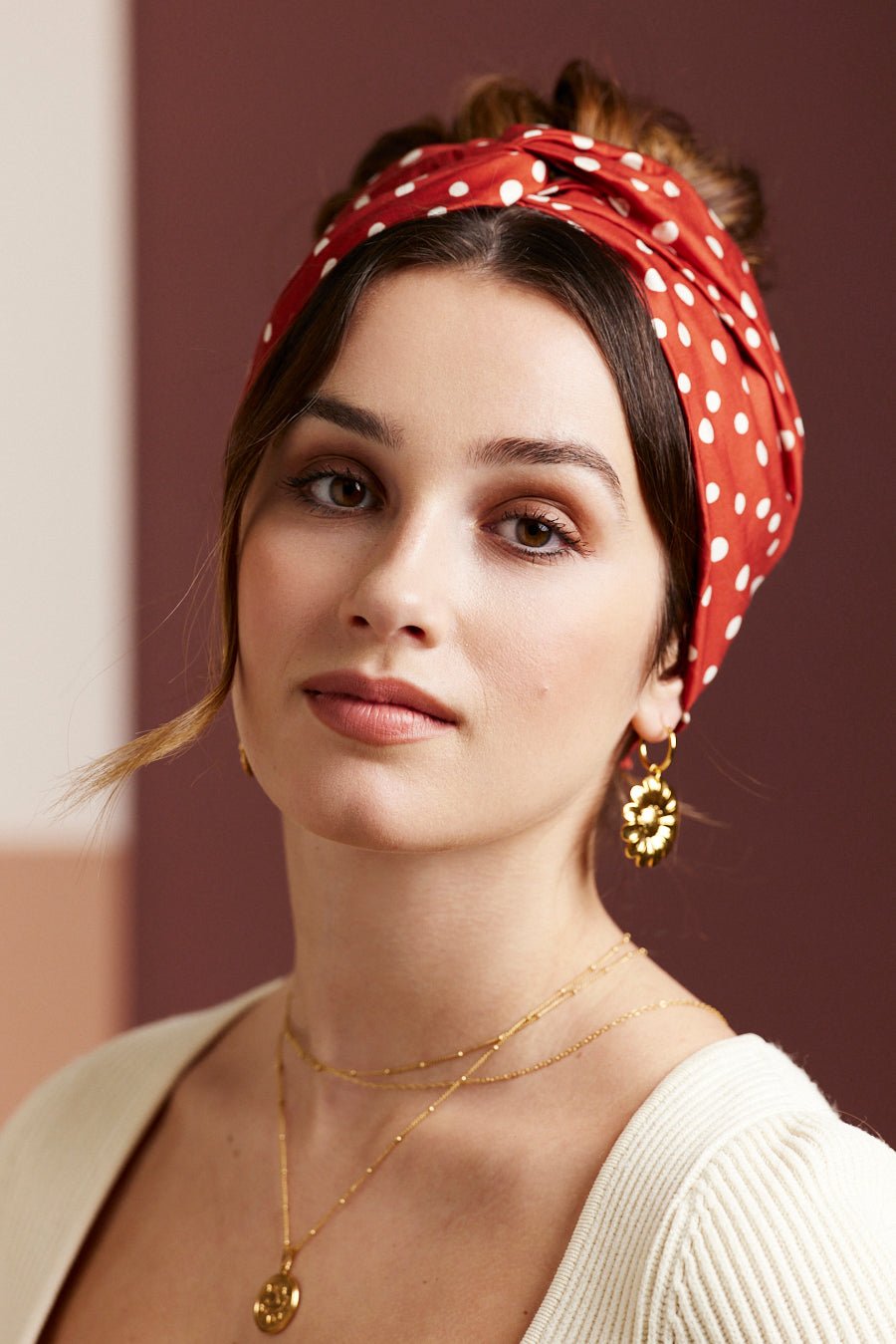 Bandeau cheveux femme - CALIFORNIENNE PERLA - Indira de paris