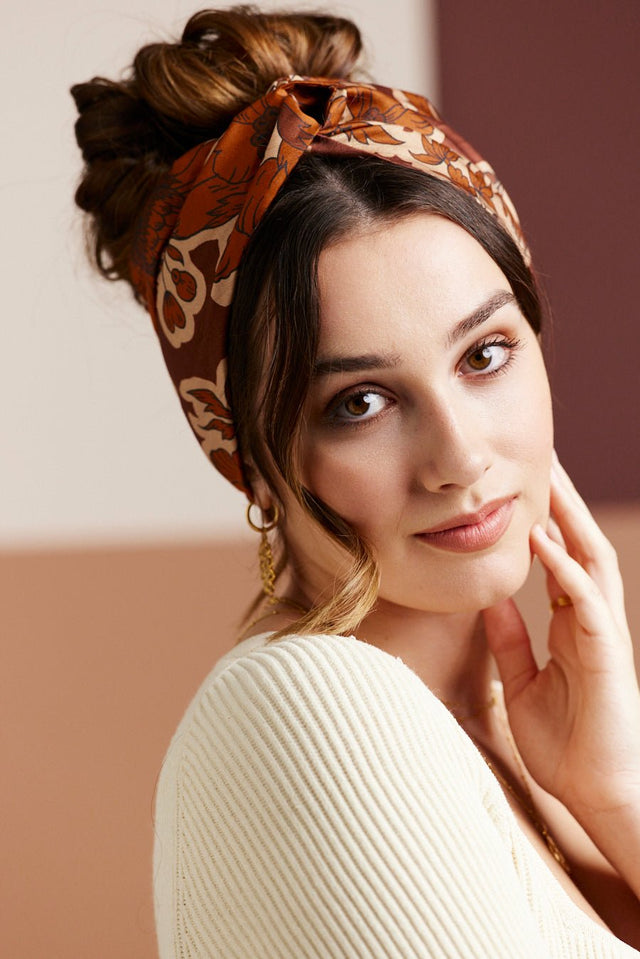 Bandeau cheveux femme - CALIFORNIENNE ROKIA - Indira de paris