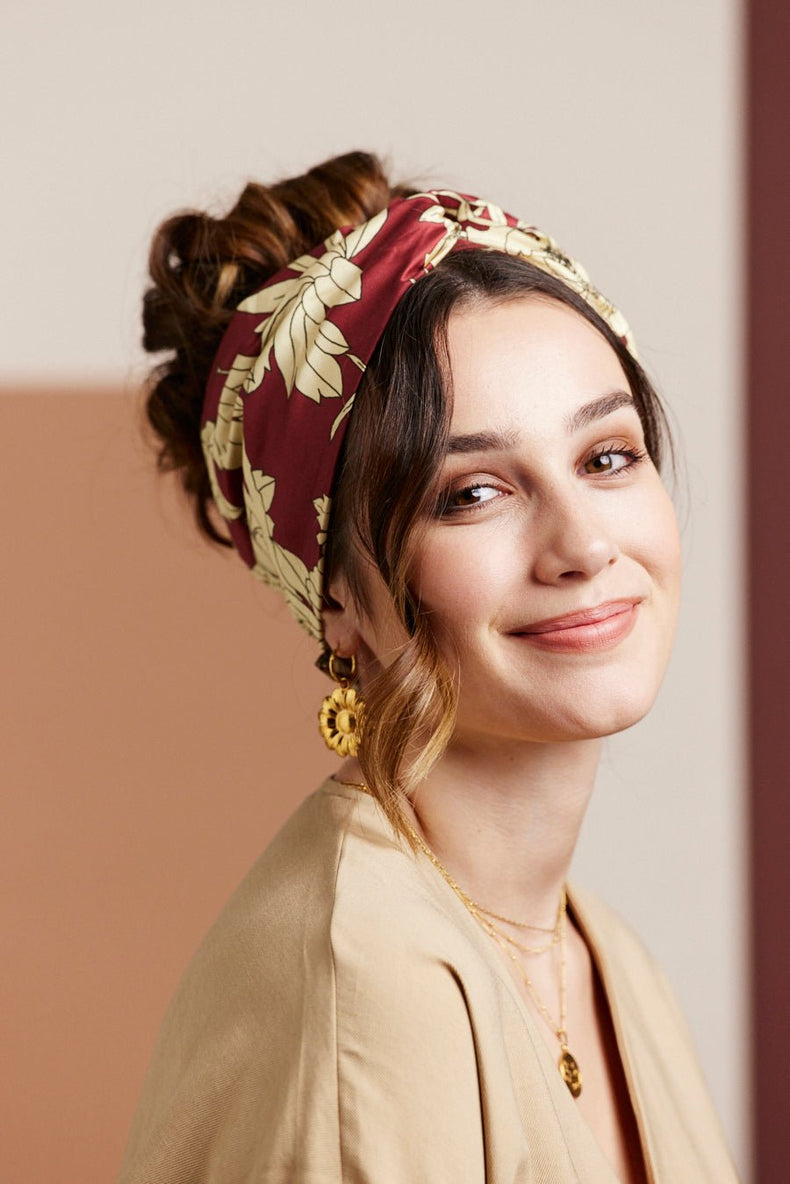 Bandeau cheveux femme - CALIFORNIENNE SABRINA - Indira de paris