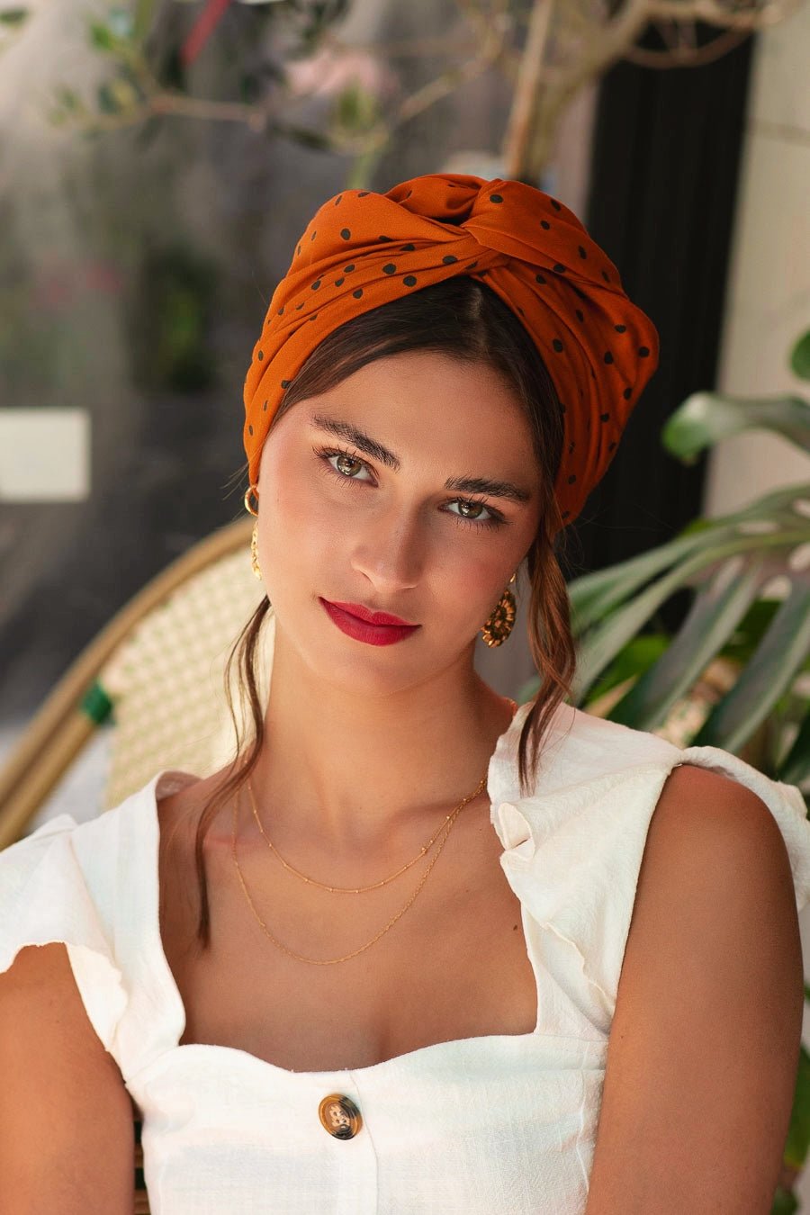 Turbans femme modulable - CUBAINE CHARLOTTE - Indira de paris