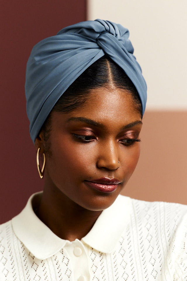 Turbans femme modulable - CUBAINE CIEL - Indira de paris