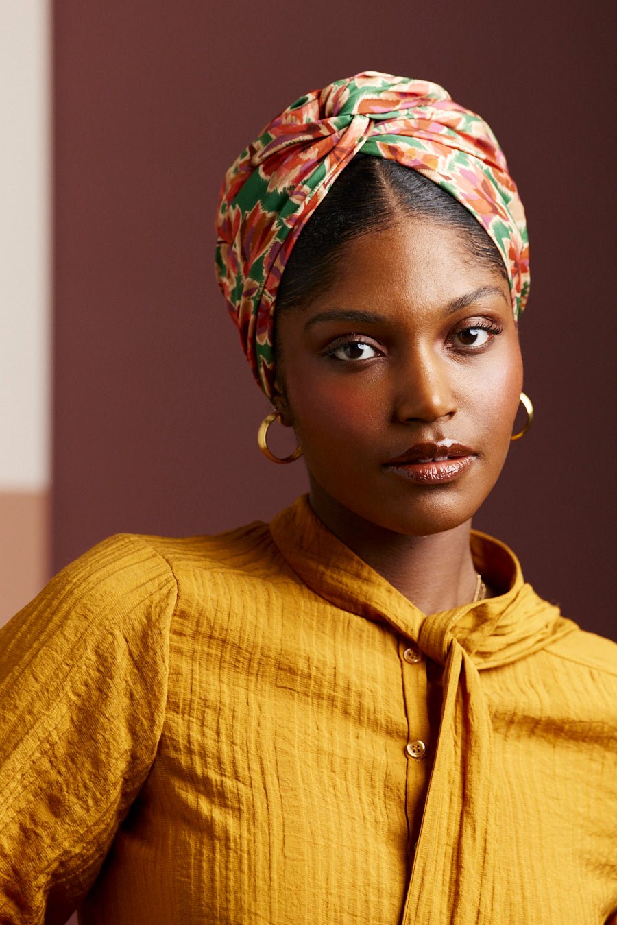Turbans femme modulable - CUBAINE DAHLIA - Indira de paris