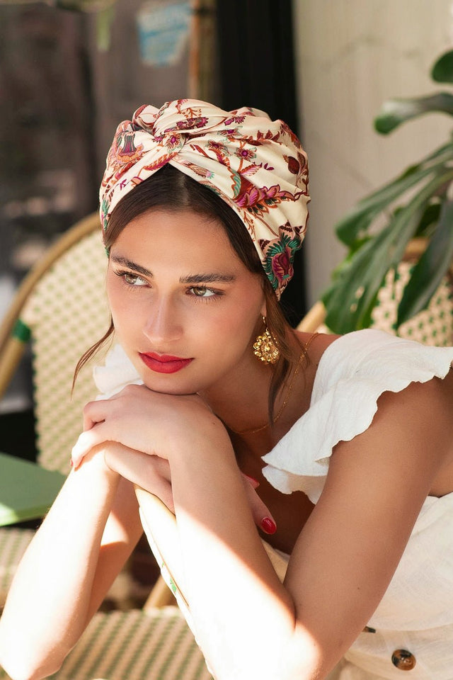 Turbans femme modulable - CUBAINE EDWINA - Indira de paris
