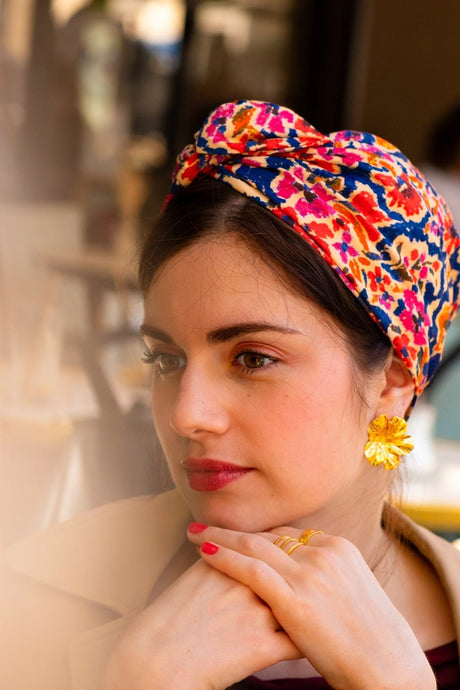 Turbans femme modulable - CUBAINE FAUSTINE - Indira de paris