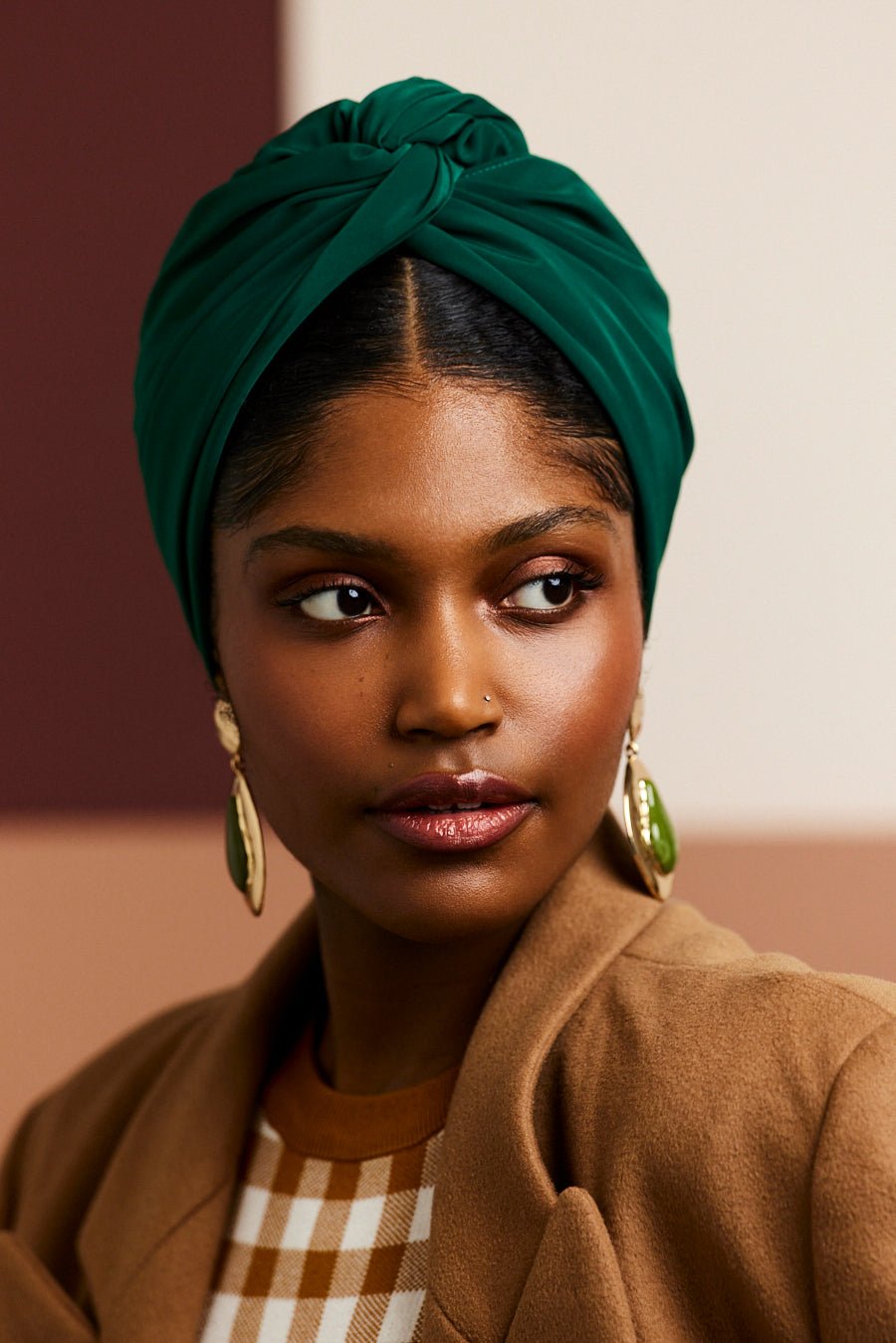 Turbans femme modulable - CUBAINE FORET - Indira de paris