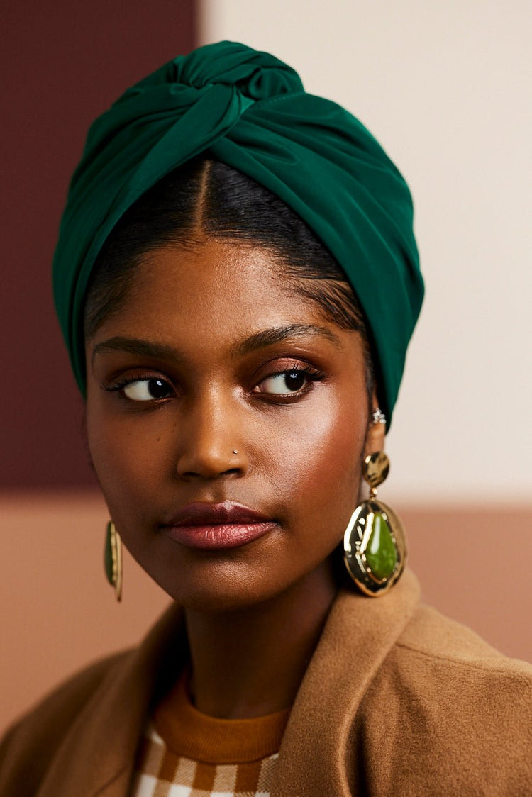 Turbans femme modulable - CUBAINE FORET - Indira de paris