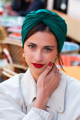 Turbans femme modulable-Cubaine FORET- Indira de paris