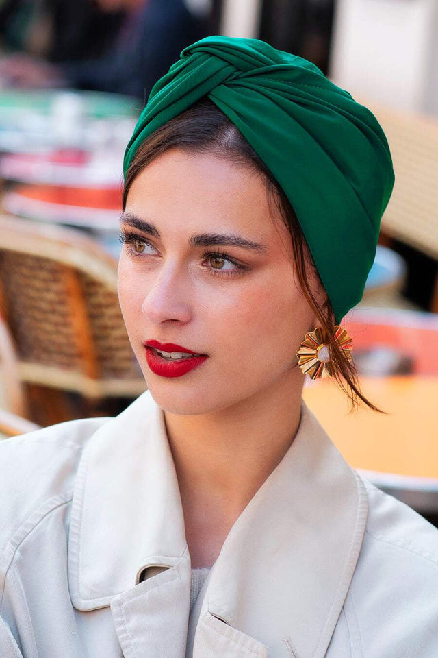 Turbans femme modulable - CUBAINE FORET - Indira de paris