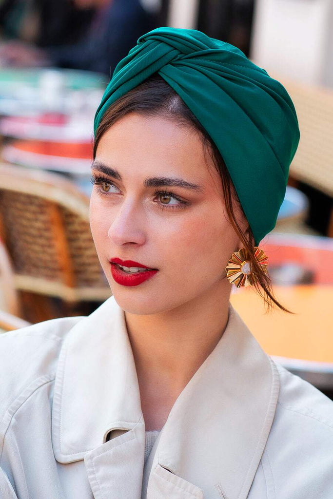 Turbans femme modulable-Cubaine FORET- Indira de paris